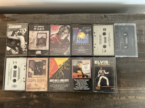 Lot vintage cassette tapes - vintage,