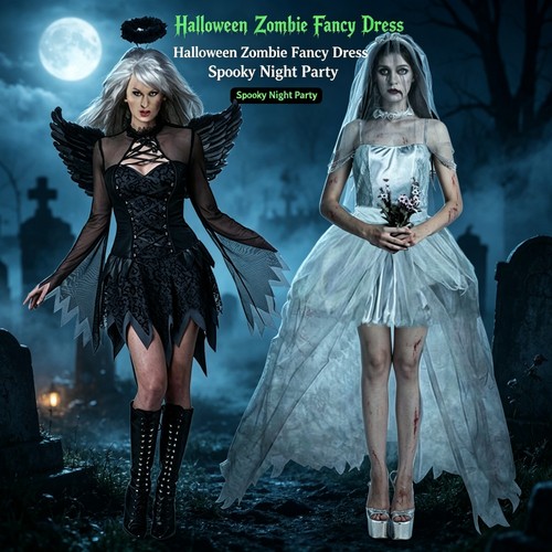 Ladies halloween dark fallen - halloween,