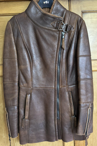 Italian leather shearling - italian, &