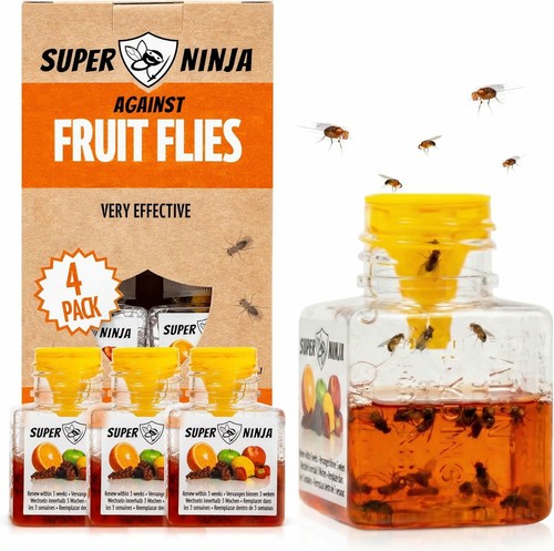 Super ninja fruit fly traps - fruit,