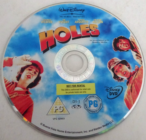 Disney holes dvd disc - disney's,