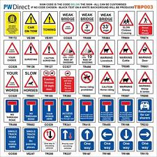 SIGN ROAD TRAFFIC WARNING