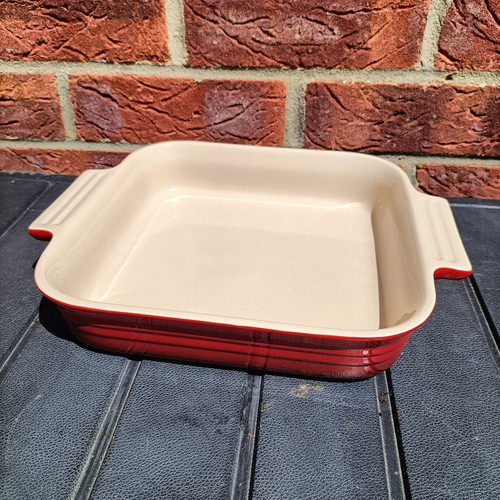 Creuset orange stoneware - le, 9"