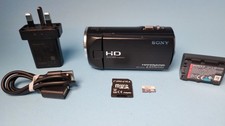 Sony Handycam HDR-CX220E 1080 HD 8.9MP Camcorder - Black 32gb sd
