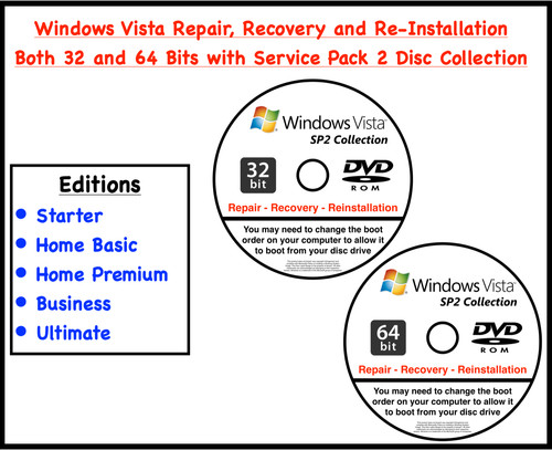 Windows vista repair - repair,, recovery