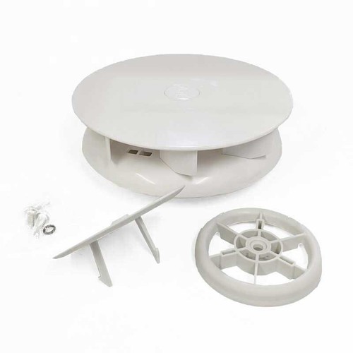 White wind driven vent - driven, roof