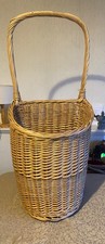 vintage  wicker shopping