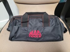MAC TOOLS TOOL BAG 12 X 7 X 6 NEW MTB001 12" BLACK RED OPEN BOX STORAGE CARRY
