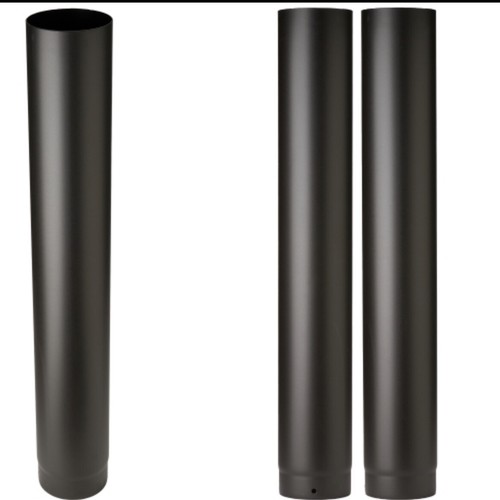 Inch matt black - black, pipe