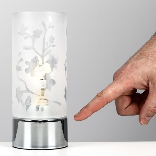 Floral touch table lamp dimmer - lamp,
