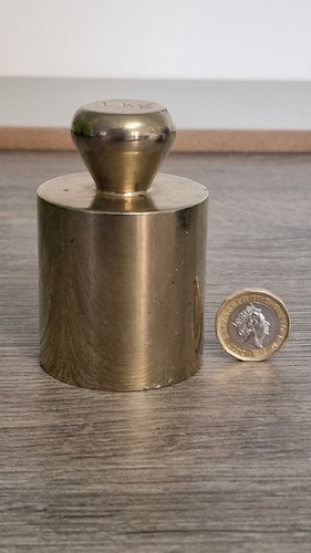 1kg brass weight see photos - brass,