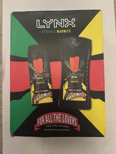 Marmite Lynx Gift Set - Body Spray Deodorant And Shower Body Wash Gel Brand New 