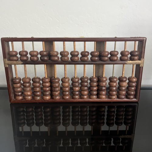 Vintage chinese abacus wood - chinese,