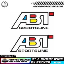 2x ABT AUDI Race Livery Vinyl