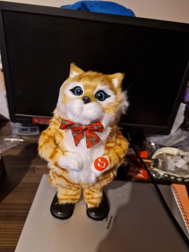 Ginger dancing cat toy control - dancing,