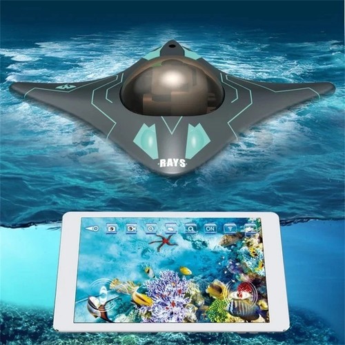 Boat submarine with camera - boat,