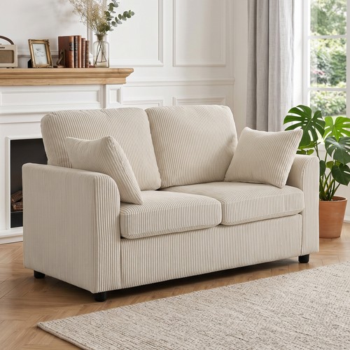 Homcom seater sofa corduroy - sofa,,