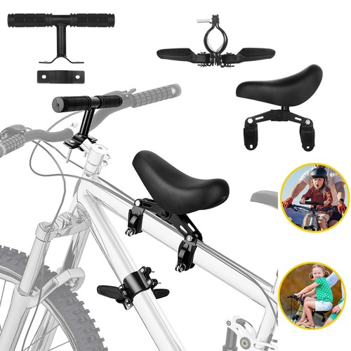 Kids bike seat with footrest - with,