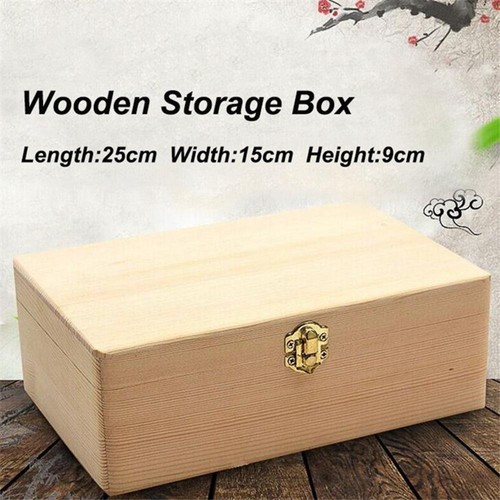 Natural finish wooden storage - natural,