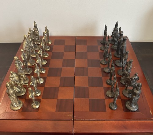 Vintage chess set - set, &