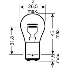 1 BULB 6V21/5W JMP BAY15D for