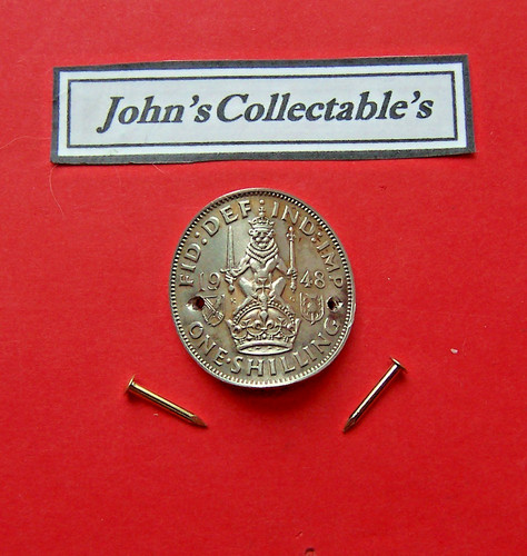 1948 old english shilling - 1948,