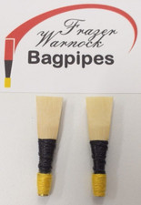 Frazer Warnock 2 pack of Bagpipe Chanter Reeds EASY strength