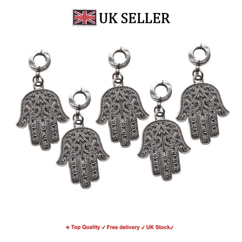 Hamsa hand pendent - x,