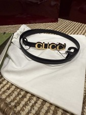 Gucci Women Thin Leather Black