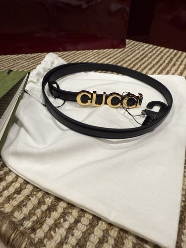 Gucci women thin leather - gucci, black
