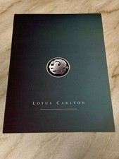 Lotus Carlton 3.6 24v 377bhp April 1992 Car Brochure - rare