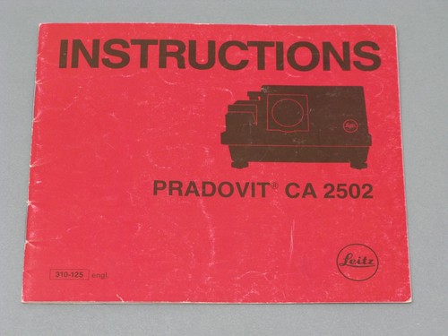 Leitz pradovit 2502 slide - pradovit,