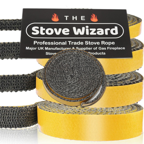 Flat stove seal rope - flat, self