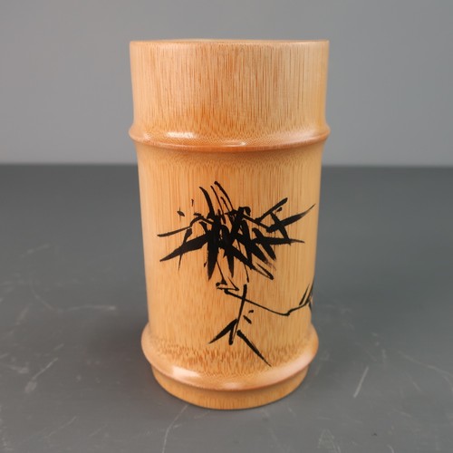 Vintage chinese bamboo brush - bamboo,