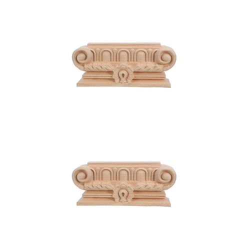 2pcs carved wooden - corbels, for