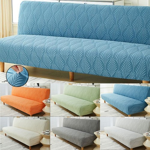 Jacquard armless sofa bed - armless,