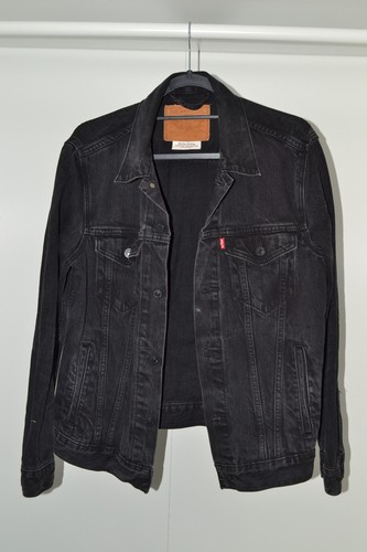 Levi black denim - black, trucker
