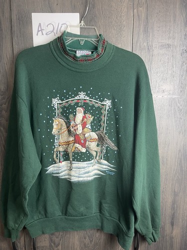 Vintage morning sun santa - morning, &