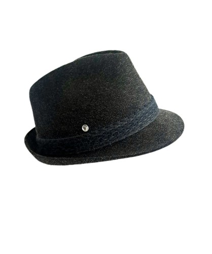 Vintage fur felt fedora - felt,