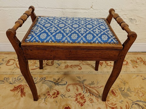 Edwardian solid oak - edwardian, lid