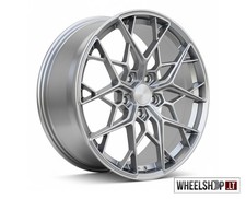 HXE FF10 R17 5x112 alloy wheels Audi VW Seat 4x 17 inch 7.5j Hyper Black rims
