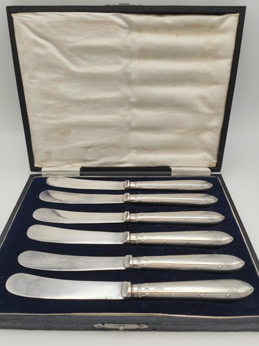 Cased set six sterling - six,