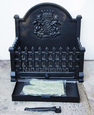 Royal Large cast iron dog grate open fire basket fireplace heavy log coal burner