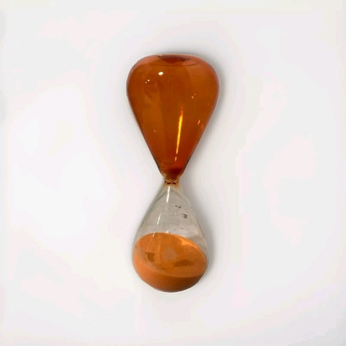Orange glass minute - orange, 10