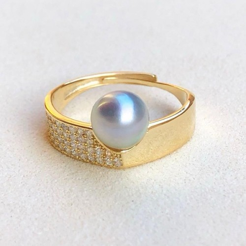 Genuine akoya pearl - akoya, ring