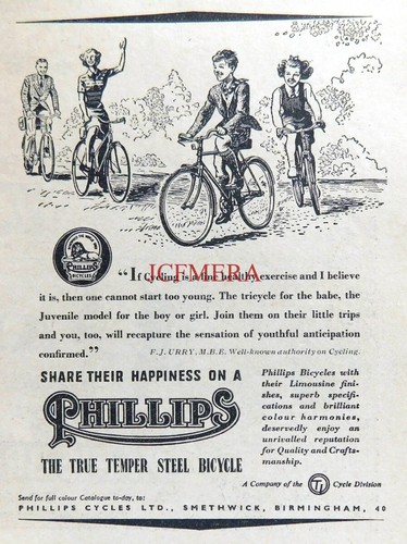 Vintage phillips bicycles - 'phillips',