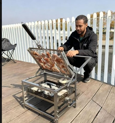 Flip grill charcoal bbq - flip,