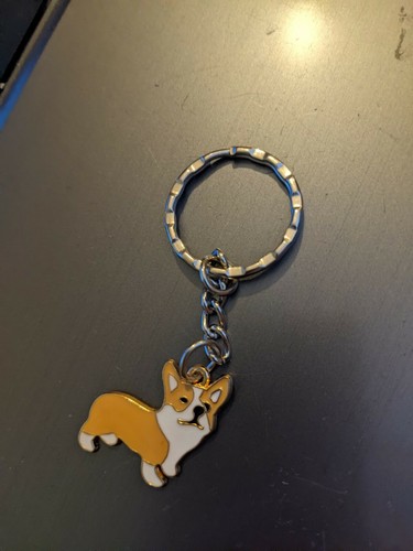 Corgi dog keyring bag - corgi,
