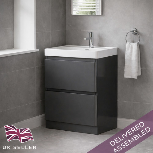 600mm dark grey gloss - 600mm,