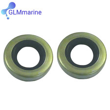 2Pcs Water Pump  Seal 0318972 for  Outboard 8HP 9.9HP 10HP 15HP 90HP 1974-2006 E